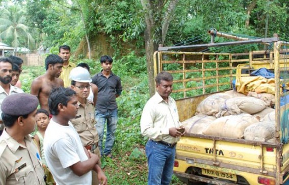 1100 kg rice recovered 1100 kg rice recovered